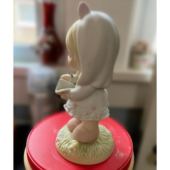 Amazon.com: Precious Moments (Thinking of You Is What I  Precious Moments First Communion Girl Figurine 1989 Sam Butcher Made In Heaven